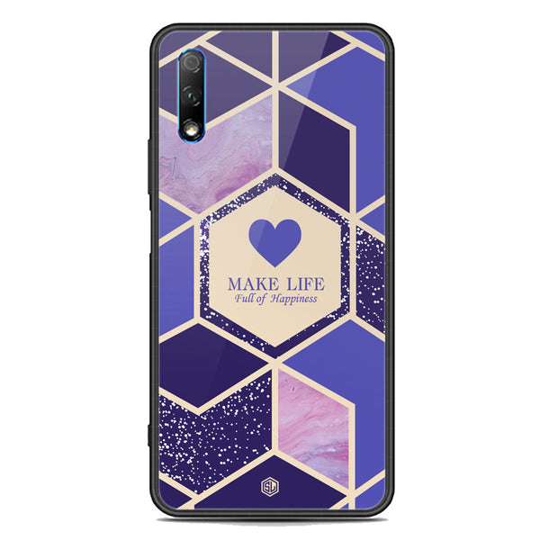 Happiness Series Soft Phone Case - Premium Glass Case - Design 2 - Honor 9x