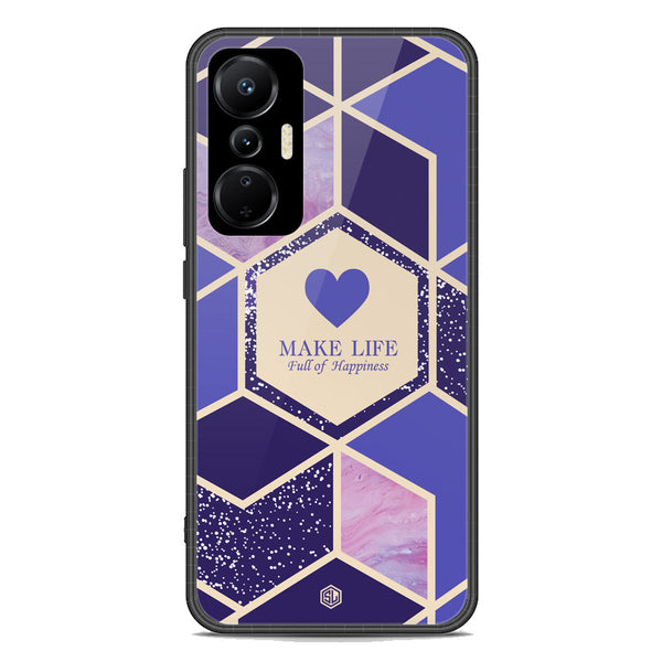 Happiness Series Soft Phone Case - Premium Glass Case - Design 2 - Infinix Hot 20S