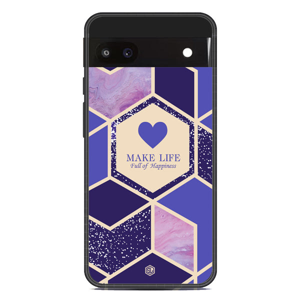 Happiness Series Soft Phone Case - Metal Case - Design 2 - Google Pixel 6a