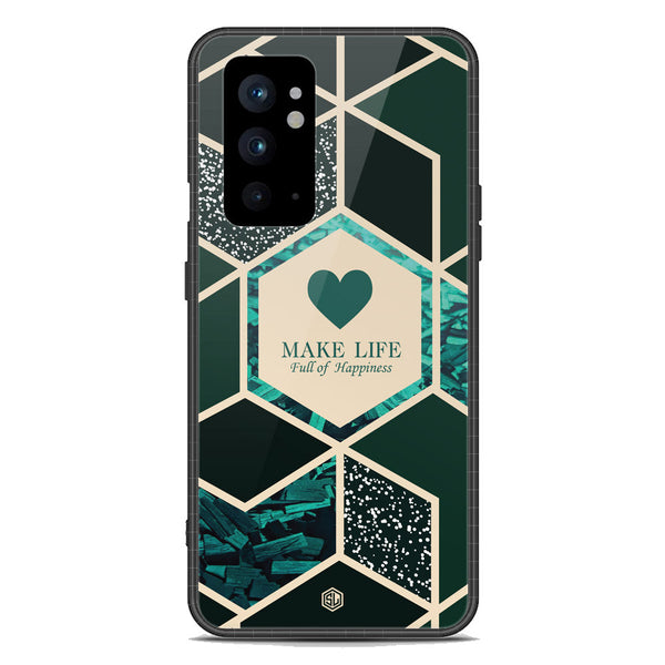 Happiness Series Soft Phone Case - Premium Glass Case - Design 4 - OnePlus 9RT 5G