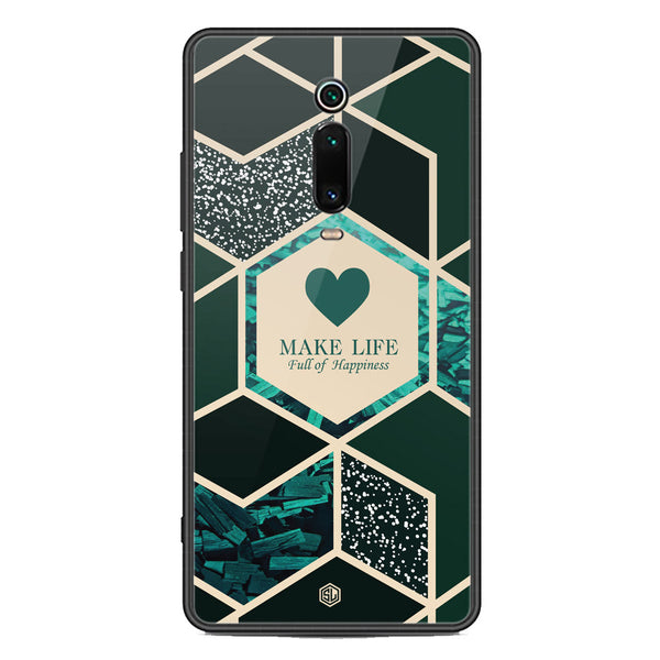 Happiness Series Soft Phone Case - Premium Glass Case - Design 4 - Xiaomi Redmi K20