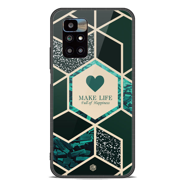 Happiness Series Soft Phone Case - Premium Glass Case - Design 4 - Xiaomi Redmi 10