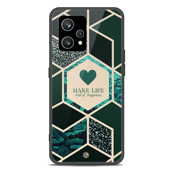 Happiness Series Soft Phone Case - Premium Glass Case - Design 4 - Realme Narzo 50 Pro