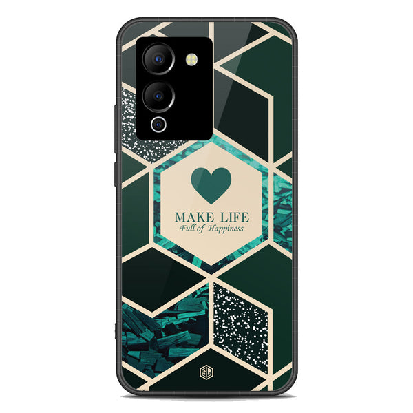 Happiness Series Soft Phone Case - Premium Glass Case - Design 4 - Infinix Note 12 G96