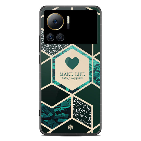 Happiness Series Soft Phone Case - Metal Case - Design 4 - Infinix Note 12 VIP