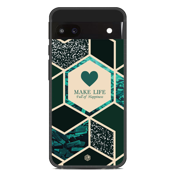 Happiness Series Soft Phone Case - Metal Case - Design 4 - Google Pixel 6a