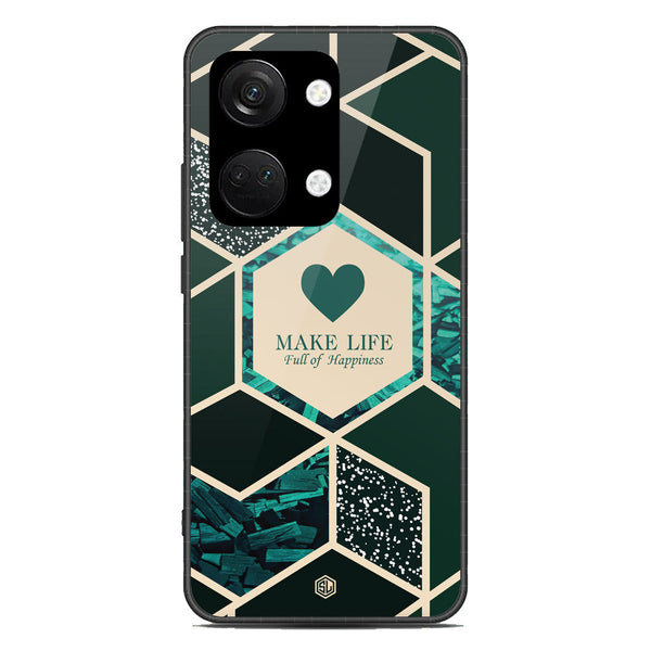 Happiness Series Soft Phone Case - Premium Glass Case - Design 4 - OnePlus Nord 3