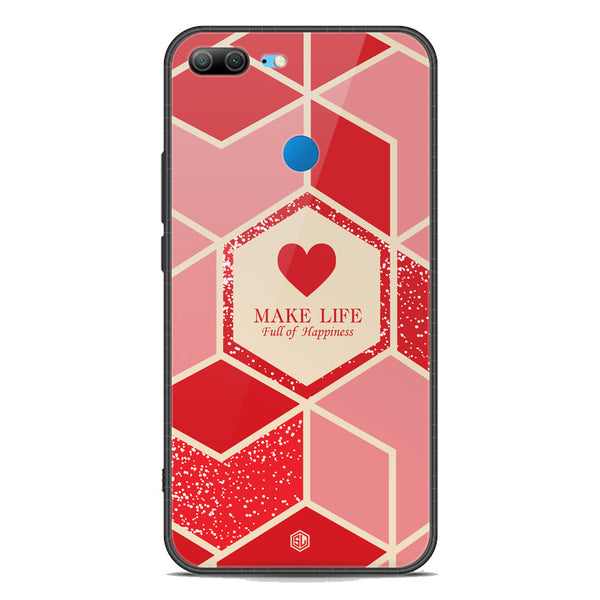 Happiness Series Soft Phone Case - Premium Glass Case - Design 5 - Huawei Honor 9 Lite