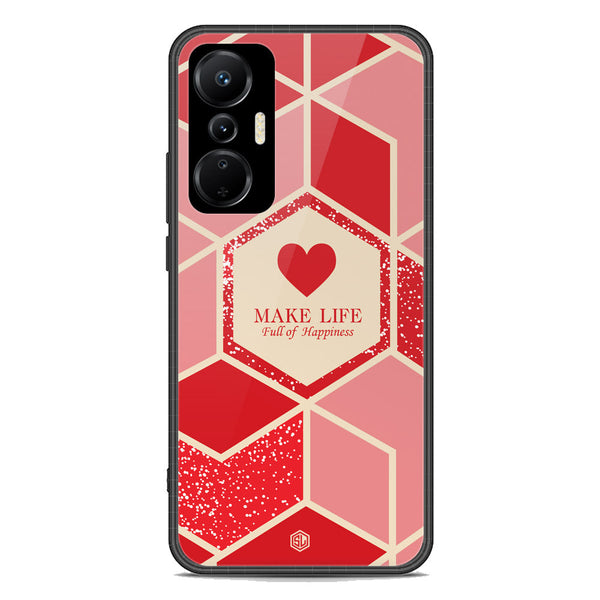 Happiness Series Soft Phone Case - Premium Glass Case - Design 5 - Infinix Hot 20S