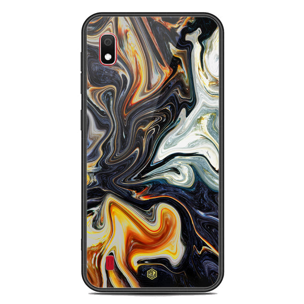 Marble Series Soft Phone Case - Premium Glass Case - Design 1 - Samsung Galaxy A10