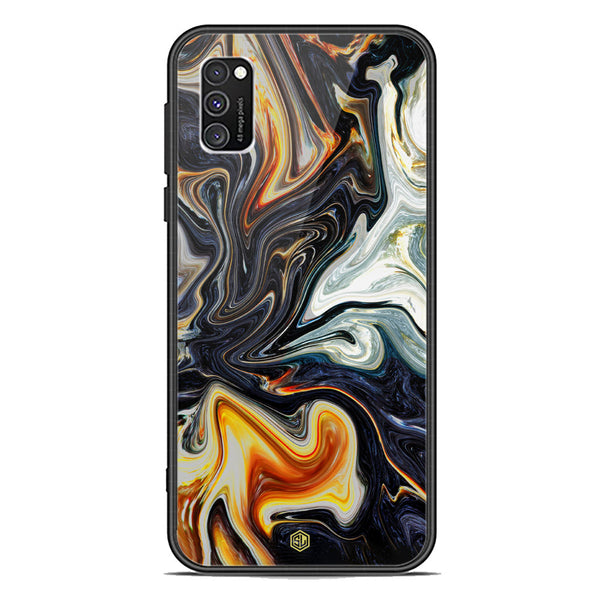 Marble Series Soft Phone Case - Premium Glass Case - Design 1 - Samsung Galaxy A03s