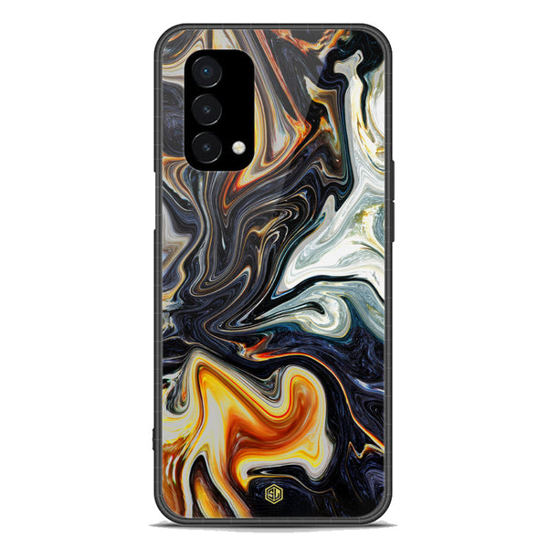 Marble Series Soft Phone Case - Premium Glass Case - Design 1 - OnePlus Nord N200 5G