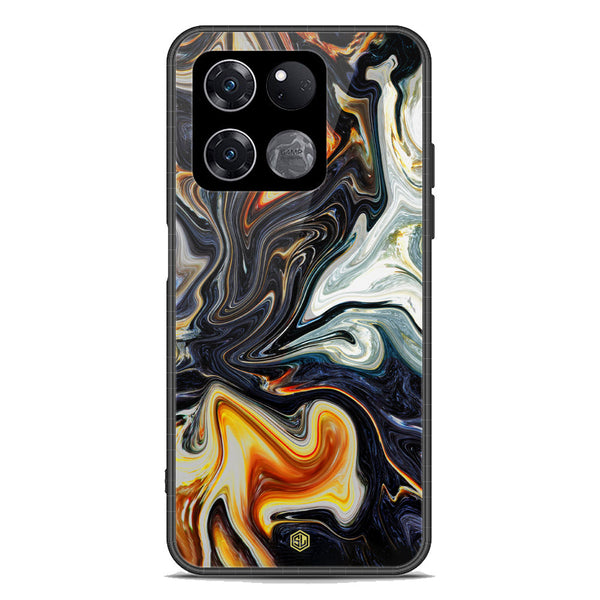 Marble Series Soft Phone Case - Premium Glass Case - Design 1 - OnePlus Ace Racing