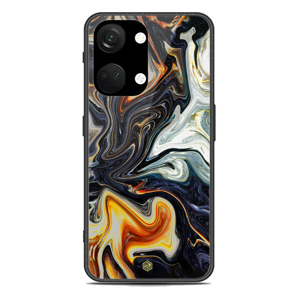Marble Series Soft Phone Case - Premium Glass Case - Design 1 - OnePlus Ace 2V