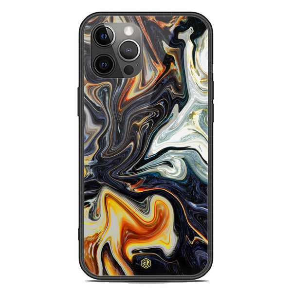 Marble Series Soft Phone Case - Premium Glass Case - Design 1 - iPhone 12 Pro Max