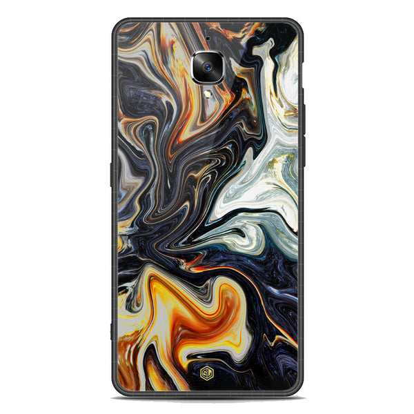 Marble Series Soft Phone Case - Premium Glass Case - Design 1 - OnePlus 3T