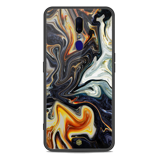 Marble Series Soft Phone Case - Premium Glass Case - Design 1 - Oppo A9 / A9x
