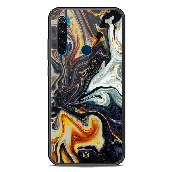 Marble Series Soft Phone Case - Premium Glass Case - Design 1 - Xiaomi Redmi Note 8