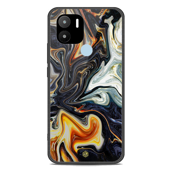 Marble Series Soft Phone Case - Premium Glass Case - Design 1 - Xiaomi Redmi A1 Plus
