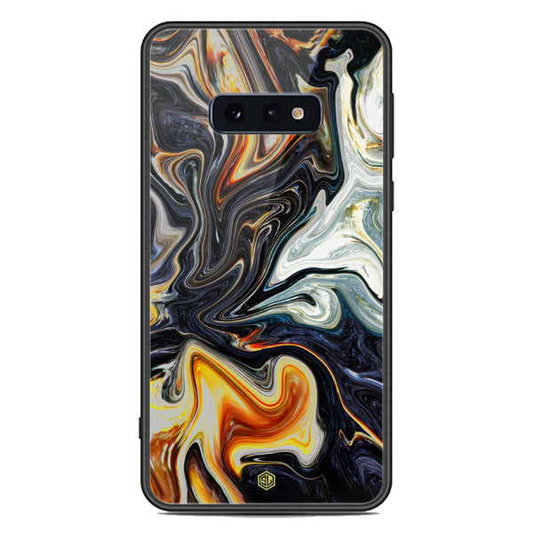 Marble Series Soft Phone Case - Premium Glass Case - Design 1 - Samsung Galaxy S10e