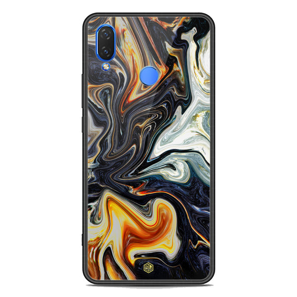 Marble Series Soft Phone Case - Premium Glass Case - Design 1 - Huawei Y9 2019