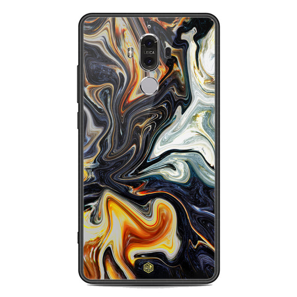 Marble Series Soft Phone Case - Premium Glass Case - Design 1 - Huawei Mate 9