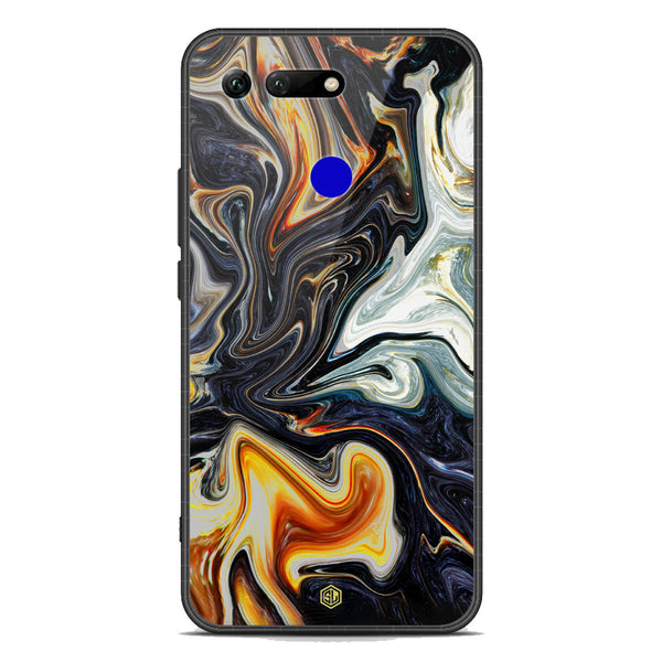 Marble Series Soft Phone Case - Premium Glass Case - Design 1 - Huawei Honor View 20