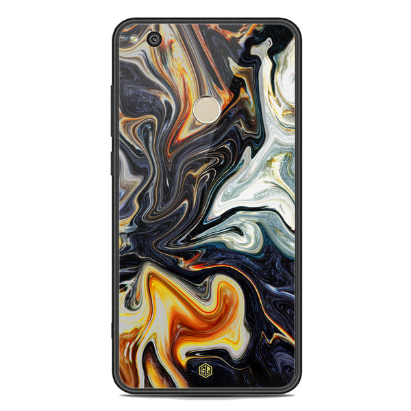 Marble Series Soft Phone Case - Premium Glass Case - Design 1 - Huawei Honor P8 Lite 2017