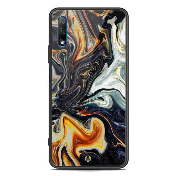 Marble Series Soft Phone Case - Premium Glass Case - Design 1 - Honor 9x