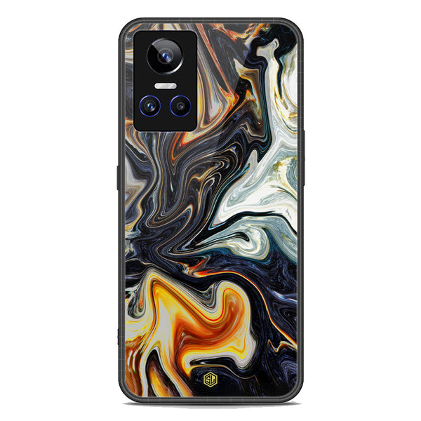Marble Series Soft Phone Case - Premium Glass Case - Design 1 - Realme GT Neo 3