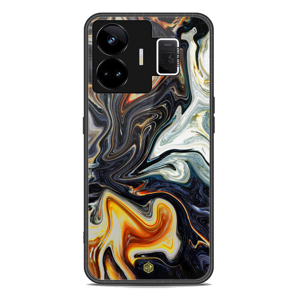 Marble Series Soft Phone Case - Premium Glass Case - Design 1 - Realme GT3