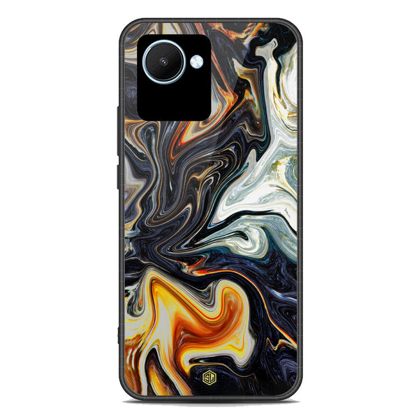 Marble Series Soft Phone Case - Premium Glass Case - Design 1 - Realme C30