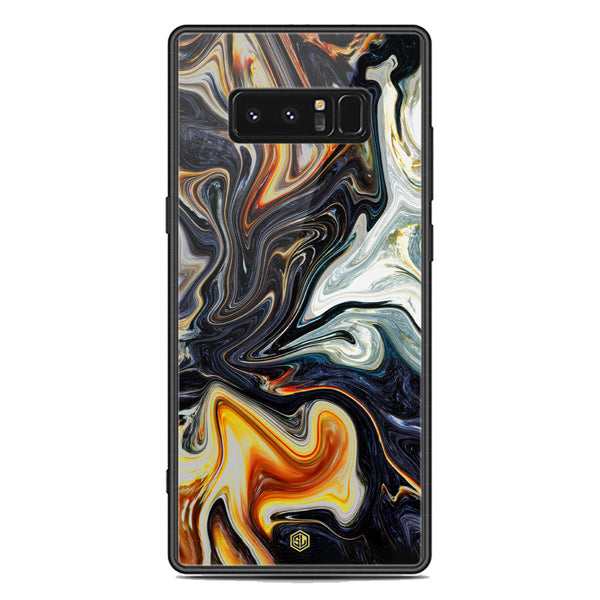Marble Series Soft Phone Case - Premium Glass Case - Design 1 - Samsung Galaxy Note 8