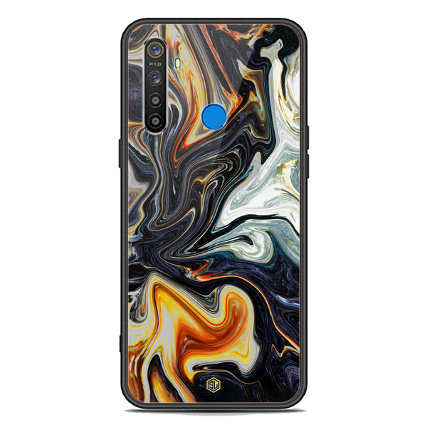 Marble Series Soft Phone Case - Premium Glass Case - Design 1 - Realme 6i
