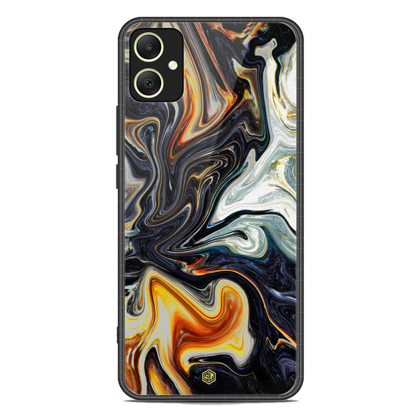 Marble Series Soft Phone Case - Premium Glass Case - Design 1 - Samsung Galaxy A05