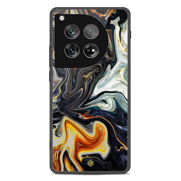 Marble Series Soft Phone Case - Premium Glass Case - Design 1 - OnePlus 12