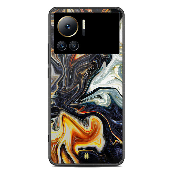 Marble Series Soft Phone Case - Metal Case - Design 1 - Infinix Note 12 VIP