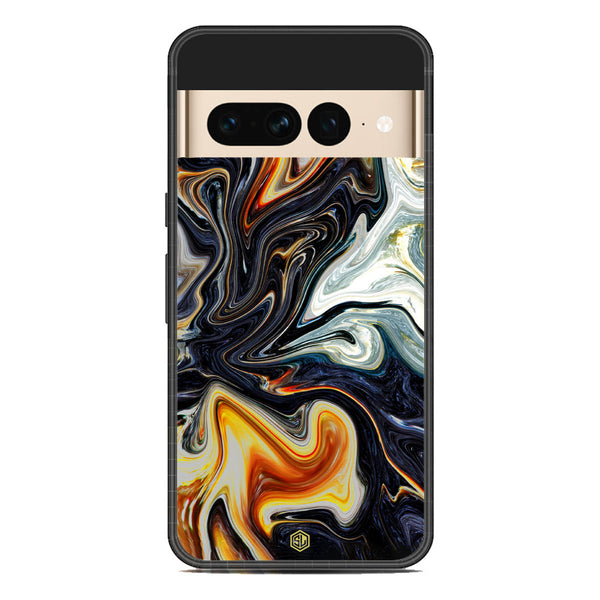 Marble Series Soft Phone Case - Metal Case - Design 1 - Google Pixel 7 Pro