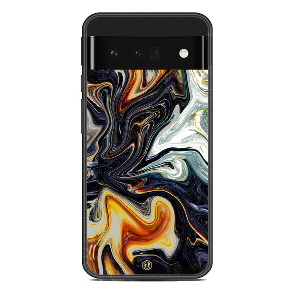 Marble Series Soft Phone Case - Metal Case - Design 1 - Google Pixel 6 Pro
