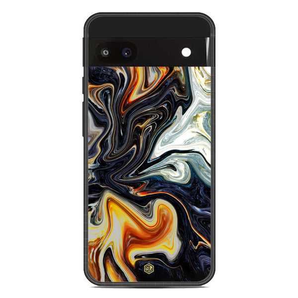 Marble Series Soft Phone Case - Metal Case - Design 1 - Google Pixel 6a