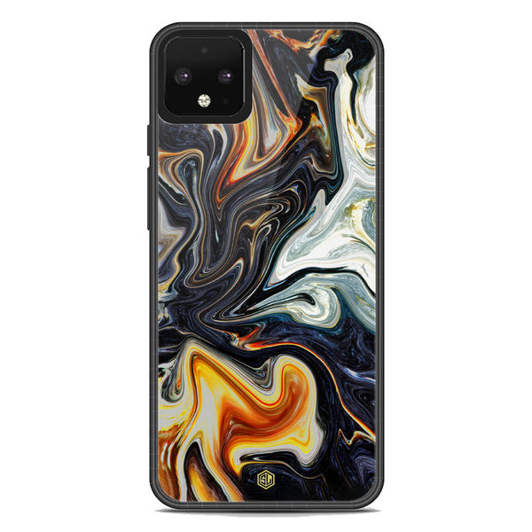 Marble Series Soft Phone Case - Metal Case - Design 1 - Google Pixel 4 XL