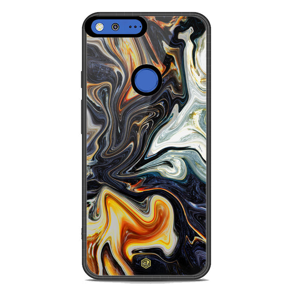 Marble Series Soft Phone Case - Metal Case - Design 1 - Google Pixel XL