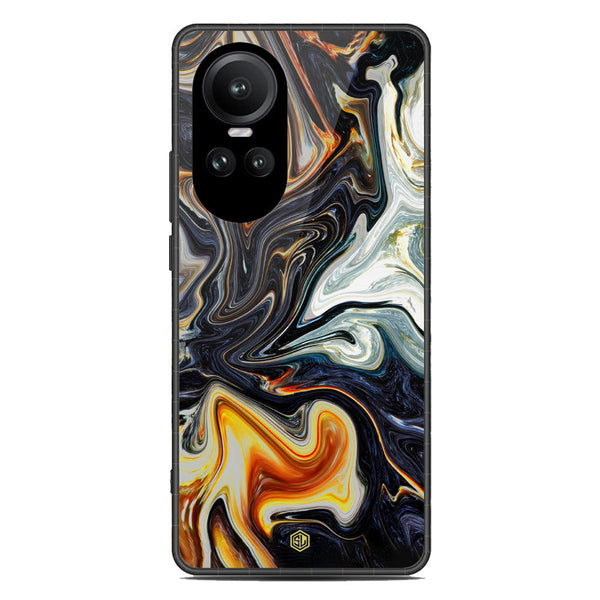 Marble Series Soft Phone Case - Premium Glass Case - Design 1 - Oppo Reno 10 Pro