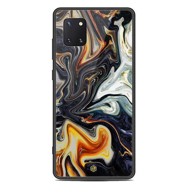 Marble Series Soft Phone Case - Premium Glass Case - Design 1 - Samsung Galaxy A81