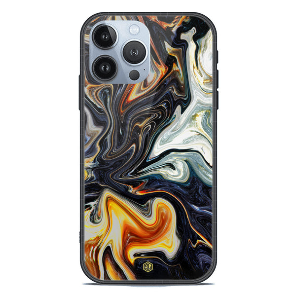 Marble Series Soft Phone Case - Premium Glass Case - Design 1 - iPhone 13 Pro Max