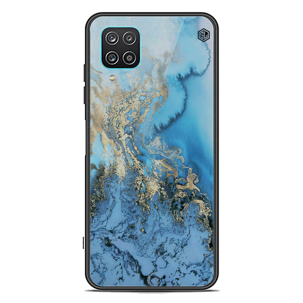 Marble Series Soft Phone Case - Premium Glass Case - Design 2 - Samsung Galaxy A12 Nacho