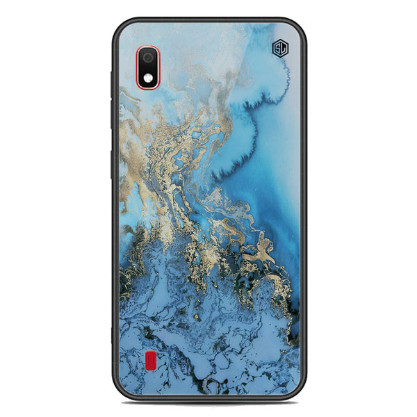 Marble Series Soft Phone Case - Premium Glass Case - Design 2 - Samsung Galaxy A10
