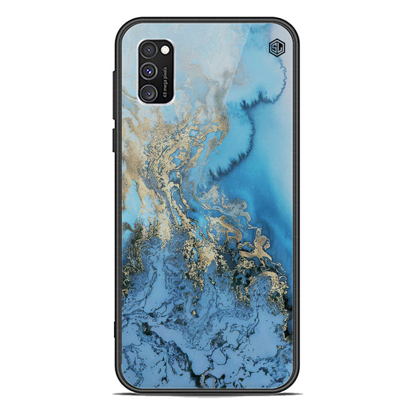 Marble Series Soft Phone Case - Premium Glass Case - Design 2 - Samsung Galaxy A03s