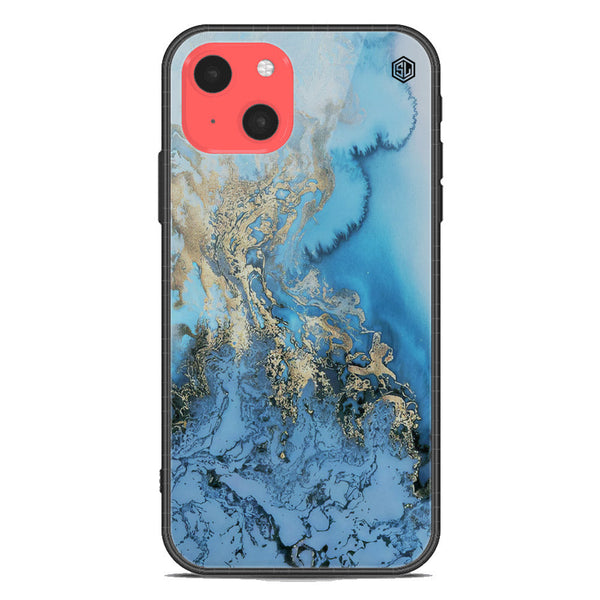 Marble Series Soft Phone Case - Premium Glass Case - Design 2 - iPhone 13 Mini