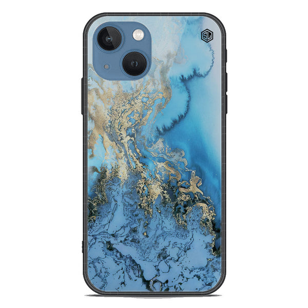 Marble Series Soft Phone Case - Premium Glass Case - Design 2 - iPhone 13